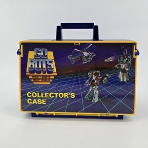 Vintage 1984 Tonka Go Bots Collector's Case Mighty Robots Mighty Vehicles EUC